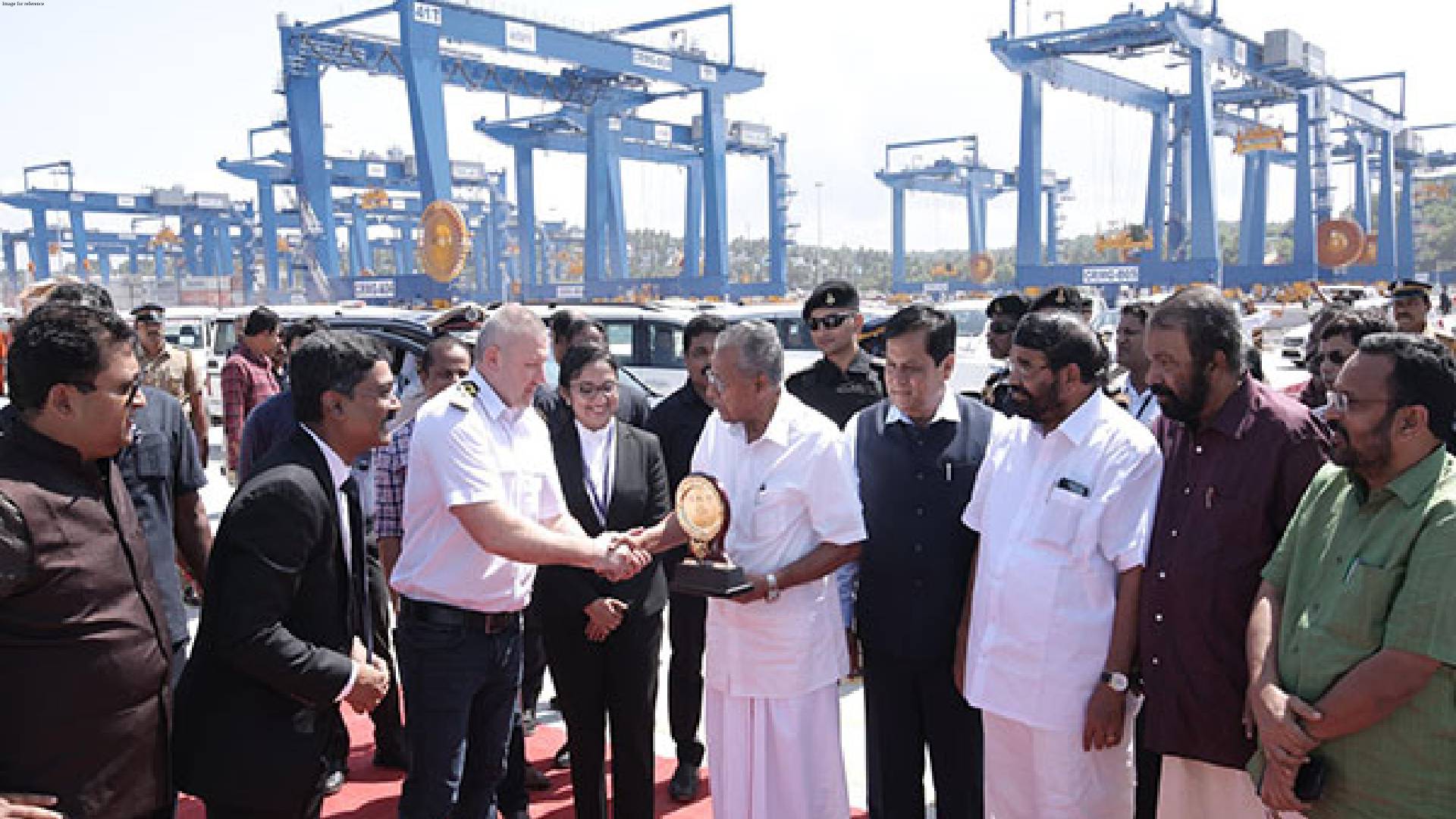 Milestone moment in India's maritime history, mothership 'San Fernando' berths at Vizhinjam port